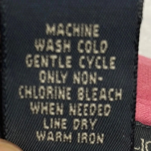 Banana Republic Rose Pink 3/4 Sleeve Fitted Button Down Shirt Size M - Picture 9 of 9